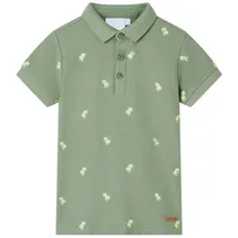 vidaXL Kinder-Poloshirt Khaki 92