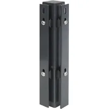 GAH Alberts Alberts Eckpfosten mit Flacheisen 225 cm 60 x 60 mm anthrazit