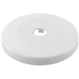 tecuro Scharnierrosette Ø 22 mm x Ø 65 mm x 6,5 mm - Kunststoff ABS weiß