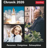 Harenberg Chronik Tagesabreißkalender 2026 - Kulturkalender - Personen, Ereignisse, Schauplätze: