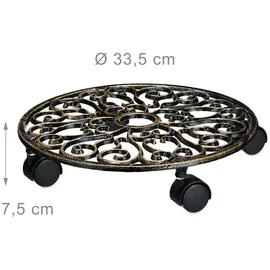 Relaxdays Pflanzenroller Ø 33,5 cm