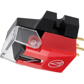 Audio-Technica VM540ML Dual-Moving-Magnet-Stereotonabnehmer mit Microlinear-Nadel Rot