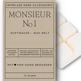 Interluxe Duftwachs Wachsmelt Duft Monsieur N°1 angenehm duftend Waxmelt 100% pflanzlich Duftwachswürfel Duftwachsblock Wachs mit Duftöl