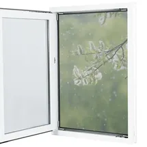 EasyMaxx Moskitonetz mit Pollenschutz 150 x 130 cm Grau