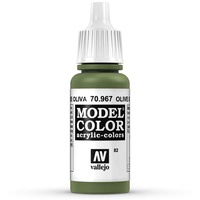 Vallejo 70967 Acrylfarbe 17 ml Olive Flasche