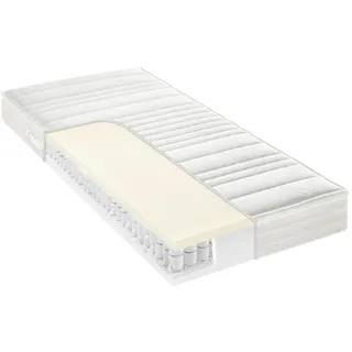 Sleeptex Latexmatratze, Weiß, Textil, H4, Füllung: Polyester, 140x200 cm, Made in Germany, Oeko-Tex® Standard 100, Härtegradauswahl, Bezug abnehmbar/waschbar, atmungsaktiv, schadstoffgeprüft, aktive Schulterzone, alternative Größen erhältlich, rundum abnehmbar, Schlafzimmer, Matratzen Shop, Matratzen, Kaltschaummatratzen
