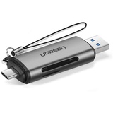 UGREEN 50706 Kartenleser USB/Micro-USB Silber