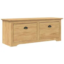 vidaXL BODO Flurbank 118 x 40 x 50 cm Honigbraun