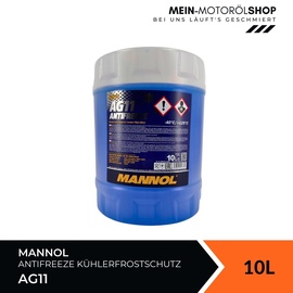 MANNOL Antifreeze AG11 (-40) Longterm 10L Frostschutz für BMW BMWS