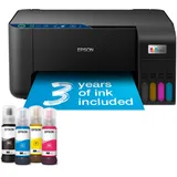 Epson EcoTank ET-2861 stampante multifunzione inkjet 3in1 A4, serbatoi ricaricabili alta capacità, 4 flaconi inclusi pari a 4500pag B/N 7500pag colore, Wi-FI Direct, USB (ECOTANK ET-2861)