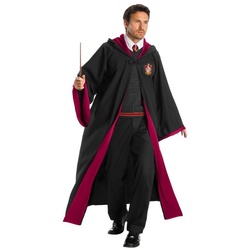 Charades Kostüm Harry Potter Gryffindor Premium, Hochwertiges Harry Potter Cosplay-Kostüm für Hogwarts-Zauberschüler schwarz S
