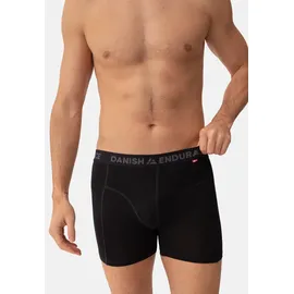 Danish Endurance Boxershorts Merino Trunks in grau Melange - L