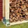 Westfalia Kaminholzregal feuerverzinkt 10 x 15,3 x 32,8 cm Silber