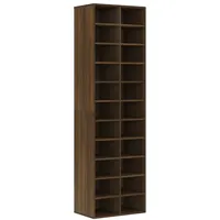 VidaXL Schuhregal Braun Eichen-Optik 54x34x183 cm Holzwerkstoff
