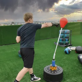 harbin-star ZERRO Boxsack Freistehender Standboxsack Solide Punchingball Set Höhenverstellbarer Boxing Trainer Heavy Duty