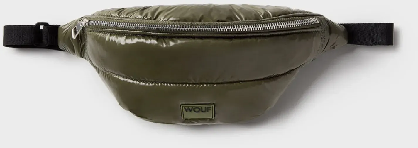 Wouf Quilted Collection Waist Bag Glossy Cypress