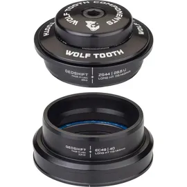 Wolf Tooth Steuersatz GeoShift Performance 1° long ZS44/28,6 | EC49/40 schwarz
