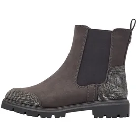 Marco Tozzi Da.-Stiefel für Damen grau, Größe 37 EU