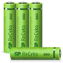 1X4 Gp Recyko NiMH-Akku Aaa 850 mAh, sofort einsatzbereit