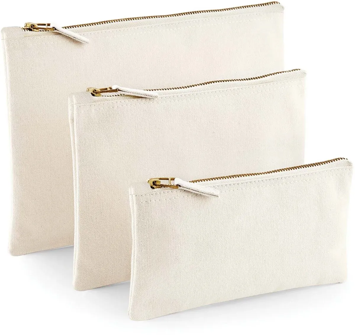 Westford Mill Canvas Accessoires Tasche Sport- und Reisetasche W530 natural L (28 x 20 cm)