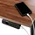Beliani Schreibtisch DESTINES in Grau/Schwarz | Schwarz Melamin 160x72cm Elektrisch Höhenverstellbar Rechteckig mit USB Metallgestell Modern Büro Steh-sitz-tisch Stehtisch