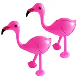 OUDQFCJ Aufblasbarer Flamingo – 55CM Flamingo Aufblasbar Spielzeug Party Zubehör– Wasserspielzeug Badespielzeug für Sommer Spaß, Garten, Strand und Poolparty