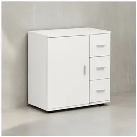 KADIMA DESIGN Badezimmerschrank 60 x 65,5 x 33 cm Weiß
