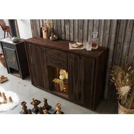 Wolf Möbel Highboard 145 x 40 x 101 cm Braun