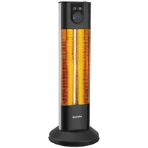 Tectake Infrarotheizstrahler, 3 Leistungsstufen 500, 1000 und 1500 W, Aluminiumgehäuse, 29 x 29 x 76,5 cm, CE, Freizeit, Heizen & Kühlen, Heizstrahler