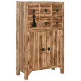 home esprit Schwarz natürlich Tanne MDF Orientalisch 63 x 27 x 101 cm