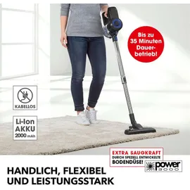Clean Maxx CleanMaxx Zyklon-Handstaubsauger 22,2V blau