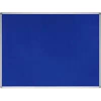Bi-Office Pinnwand mit Aluminiumrahmen, 200 x 100 cm, blau