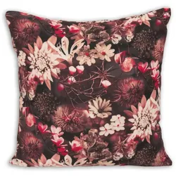 Kissenbezug Floral 45 x cm Polyester Rot