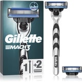 Gillette Mach3 Rasierer + Rasierklingen 2 St.