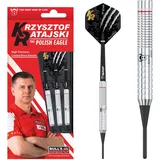 BULL'S Krzysztof Ratajski Brass Silver Dartpfeile Darts-Set bunt 18g