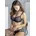 BH Bügel-BH Spitzen-Details Zierschleife für Damen 408 Anthrazit 100D