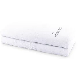 Möve Frottana Saunatuch 80 x 200 cm weiß 2 St.