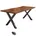 möbelliebling FREDERIK 160 x 85 x 85 nussbaumfarben