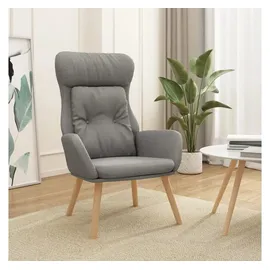 vidaXL Relaxsessel Hellgrau Stoff