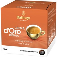 Nescafe Kaffeekapseln Dolce Gusto, Dallmayr Crema d'Oro Intensa, 16 Kapseln