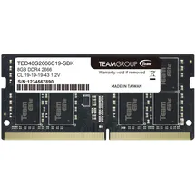 Team TeamGroup ELITE SO-DIMM 8GB, DDR4-2666, CL19-19-19-43 (TED48G2666C19-S01)