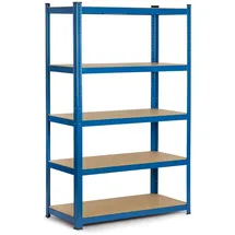 Humberg Schwerlastregal Metall 30 x 75 x 150 cm blau