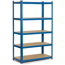Humberg Schwerlastregal Metall 30 x 75 x 150 cm blau