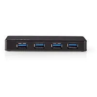 Nedis UHUBU3420BK Schnittstellen-Hub USB 3.2 Gen 1 (3.1 1) Micro-B Schwarz