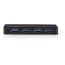Nedis UHUBU3420BK Schnittstellen-Hub USB 3.2 Gen 1 (3.1 1) Micro-B Schwarz