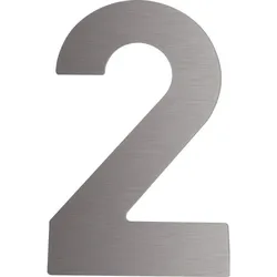 Ziffern Hausnummer 0-9 Höhe 120mm - Edelstahl - 2