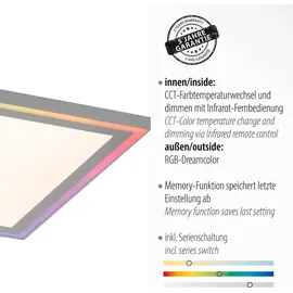 just light. Just Light LED-Deckenleuchte EDGING - Weiß