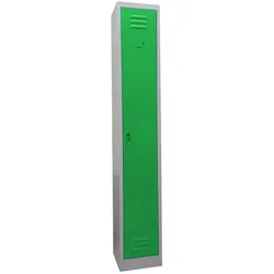 Garderobenschrank aus Metall 30x30x180h Serie Side by Side ausrichten. Farbe GRÜN