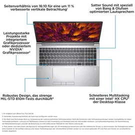 HP ZBook Fury 16 G10 Intel Core i7-13850HX 32 GB RAM 1 TB SSD RTX 35000 Ada 62V61EA