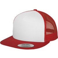Flexfit Classic Trucker Cap, Red/White/Red, One Size